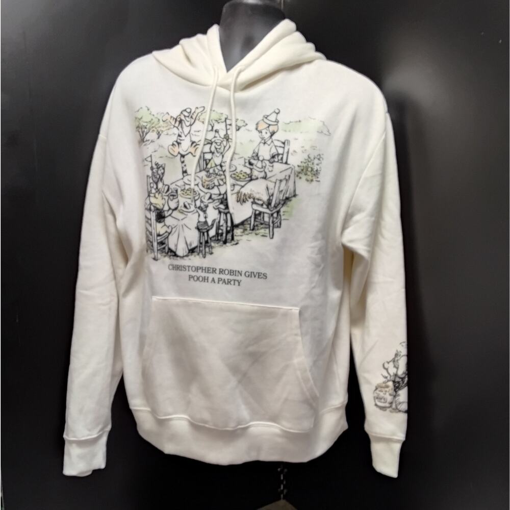Disney's Winnie the Pooh Sweat Shirt Sz Large Hoodie Christopher Robin Po Party